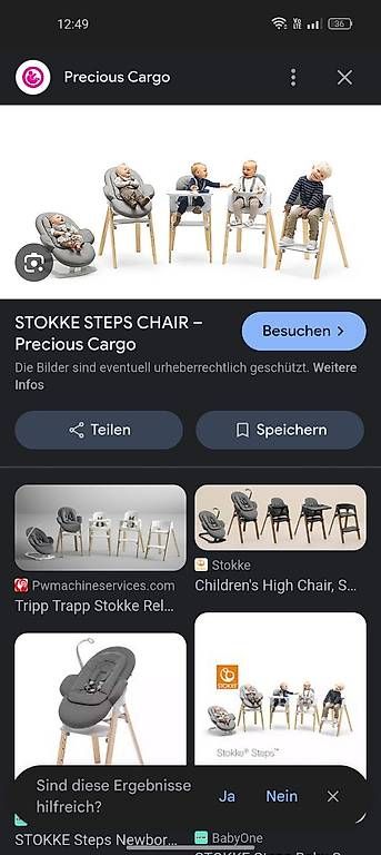 Stokke Seggioloni: Stokke Kinderstuhl mit Zubehör – Usato da Zürich venduto da style-and-design.zh 1
