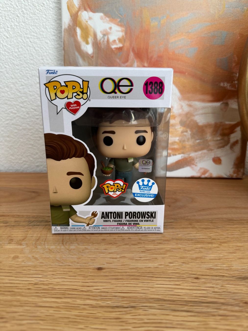 Funko Statuette: Funko POP Queer Eye Antoni Porowski #1388 – Nuovo e nell'imballaggio originale da Oensingen venduto da CSCollectors