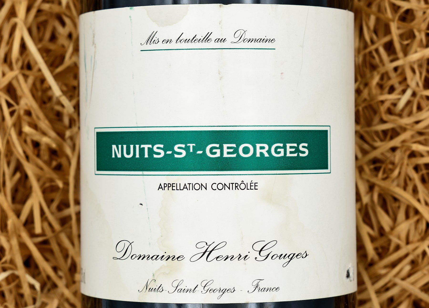 Vino: NUITS-SAINT-GEORGES 2009 "Village" Domaine Henri GOUGES – Usato da Onex venduto da gonsla