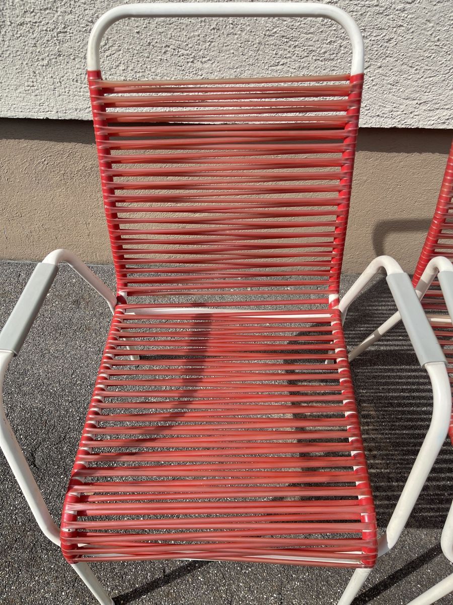 Sedie: Spaghetti Stühle Rot/Weiss  2 Stück – Usato da dietikon venduto da fernando011 3