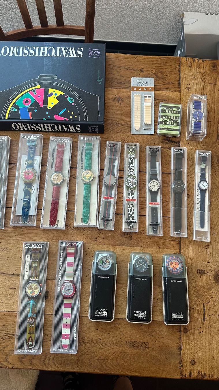 Swatch Orologi: Swatch Uhren Konvolut mit Chrono – Usato da Reidermoos venduto da Sada13