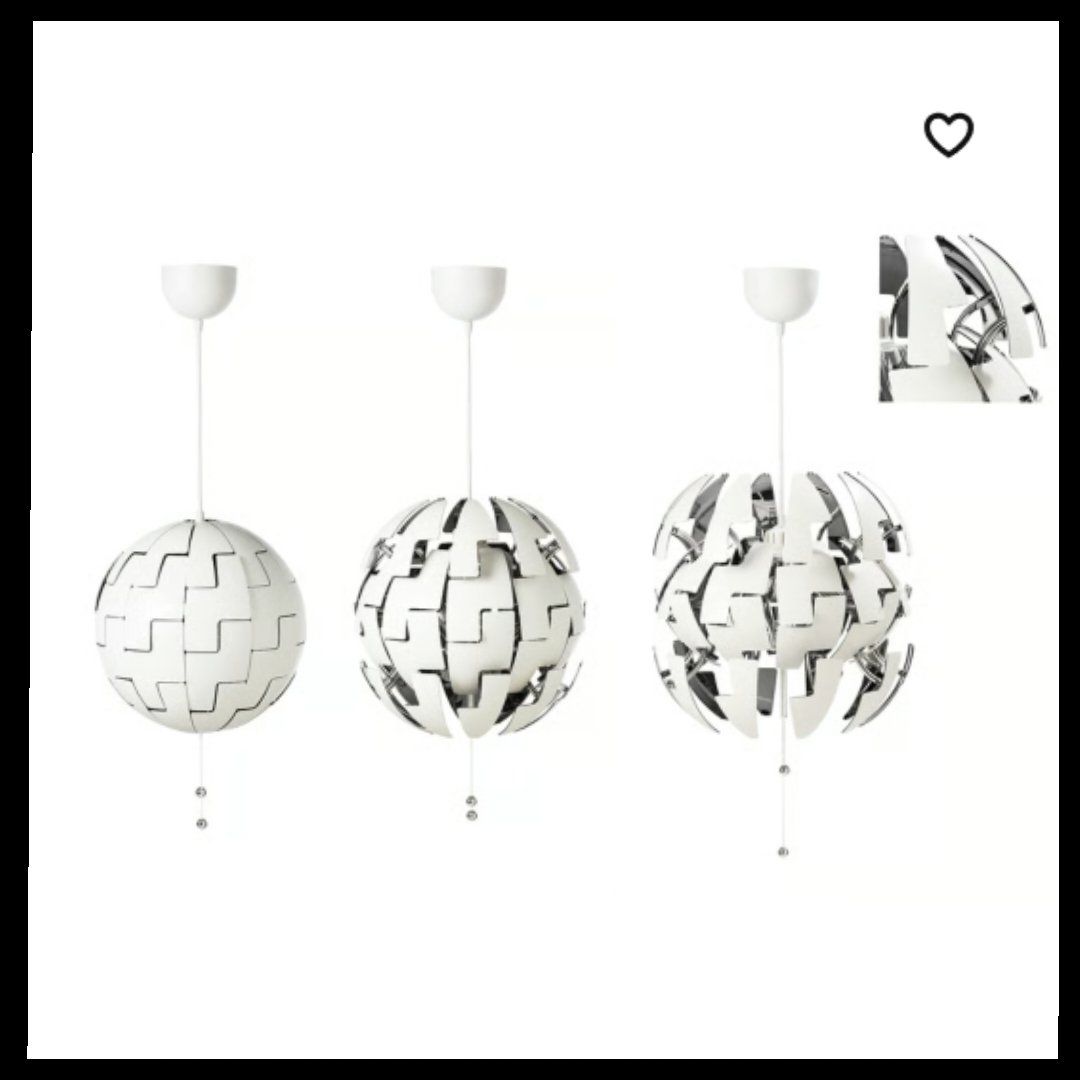 Lampade: Lampe Ikea blanc/ argent – Usato da Granges-Paccot venduto da Cecile76 1