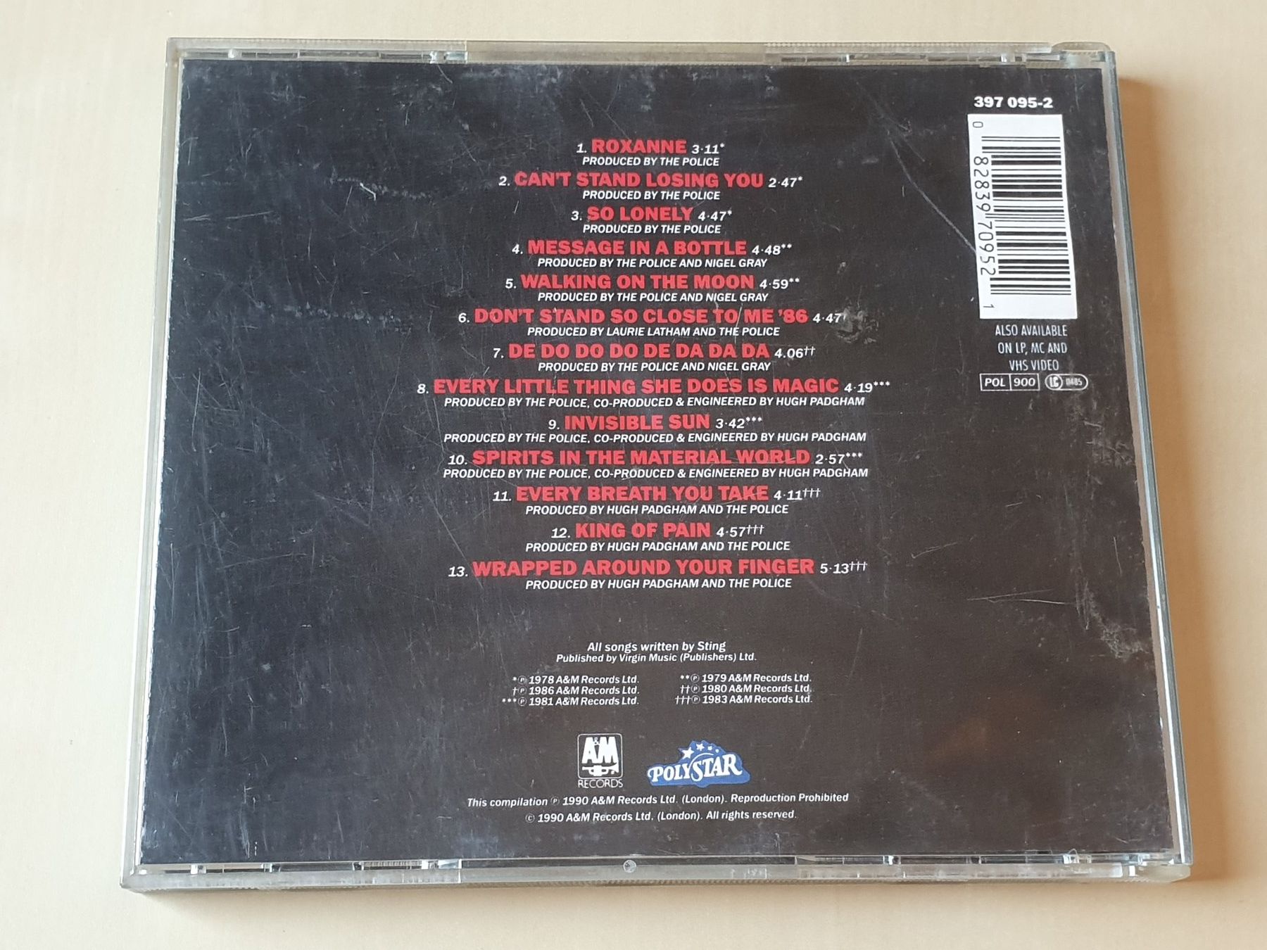CD: The Police Their Greatest Hits – Usato da Stansstad venduto da collectorsshop 1
