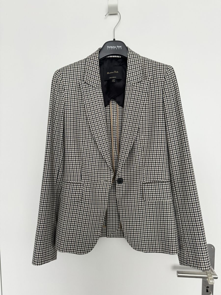 Massimo Dutti Giacche: Massimo Dutti Blazer Kariert Wolle Gr. 34 – Usato da Erlenbach ZH venduto da Irina_from_Erlenbach