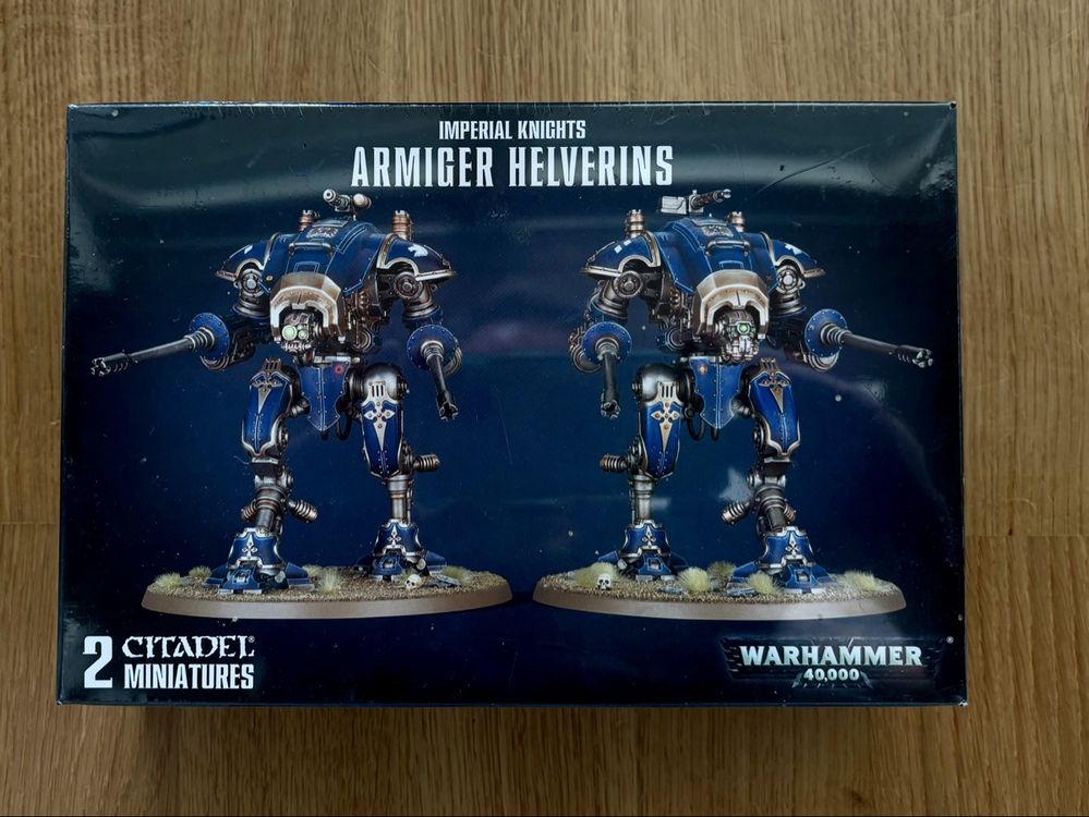 Warhammer 40k Imperial Knights Armiger Helverins Neu! 50 | Kaufen auf ...