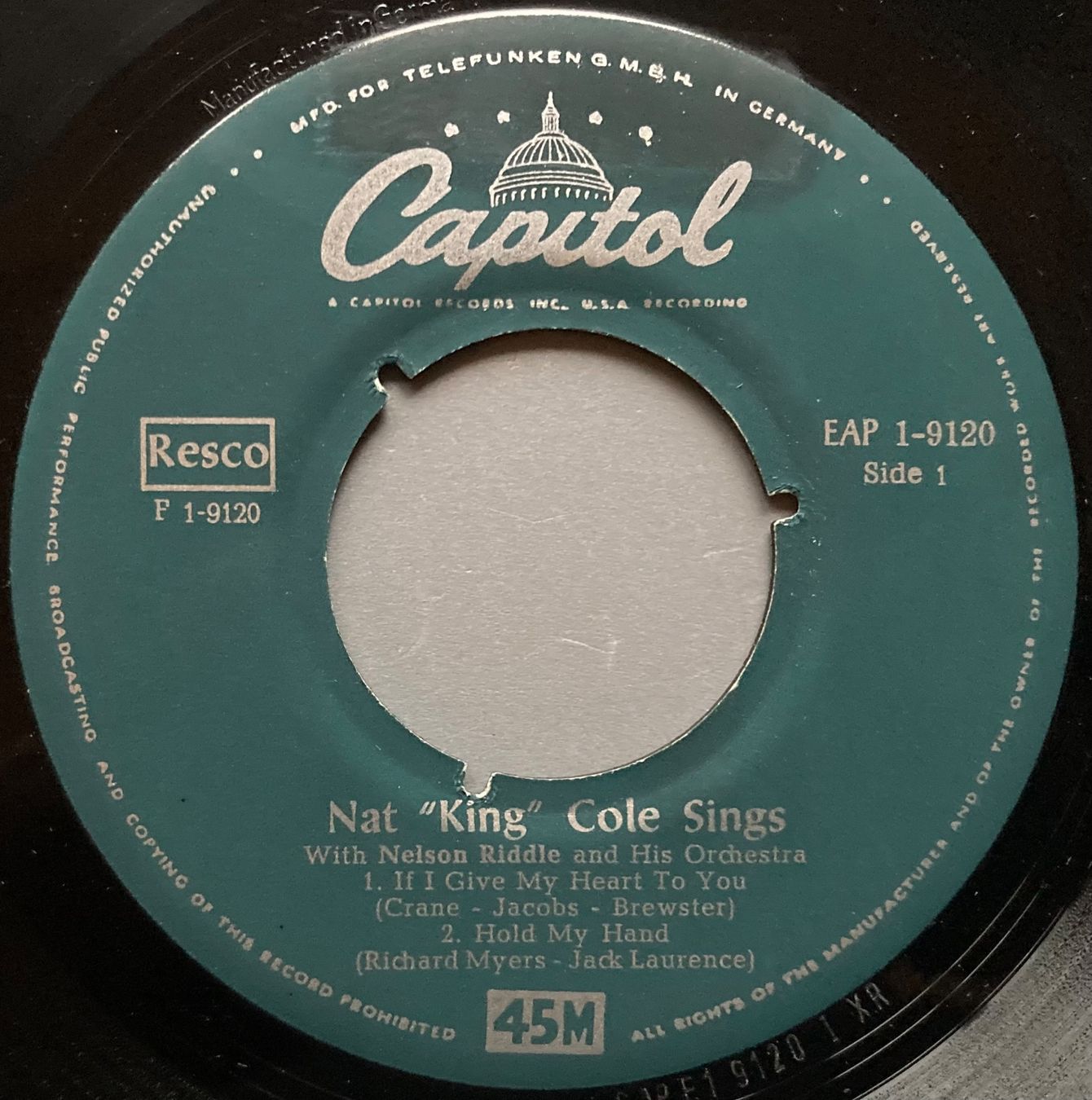 Dischi in vinile: NAT' KING' COLE – Usato da Poliez-Pittet venduto da Newtown-Records 2