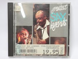 CD Greatest Sax Legends, Webster, Hawkins, Stitt, Jacquet