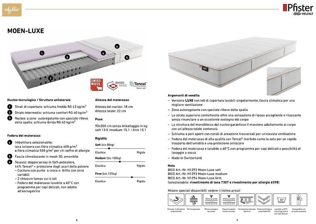 Matelas: Materasso medium 140x200 – D'occasion à Purasca par reb_5w88 1