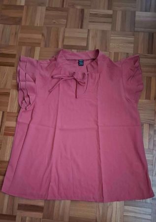 Blouse Shein vieux rose/Bluse Shein altrosa
