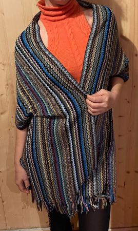 Missoni Schal grande- Lurex-chic e elegante per inverno—new