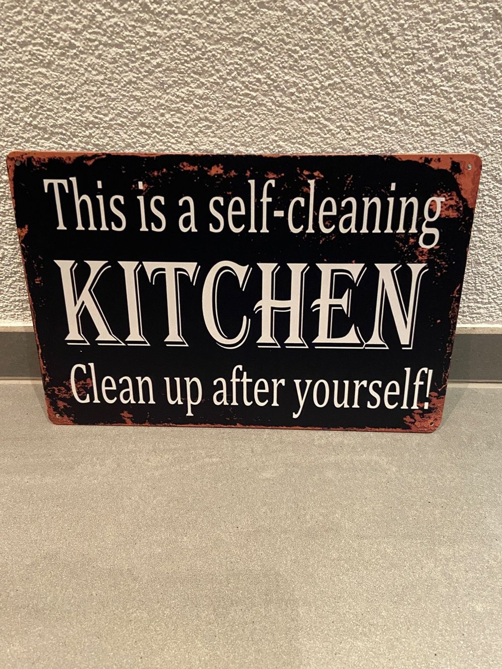 Schilder: KITCHEN SCHILD VINTAGE BLECHSCHILD NEU 1 Pcs. – Neu und originalverpackt aus Seon von Aaargauer01 2