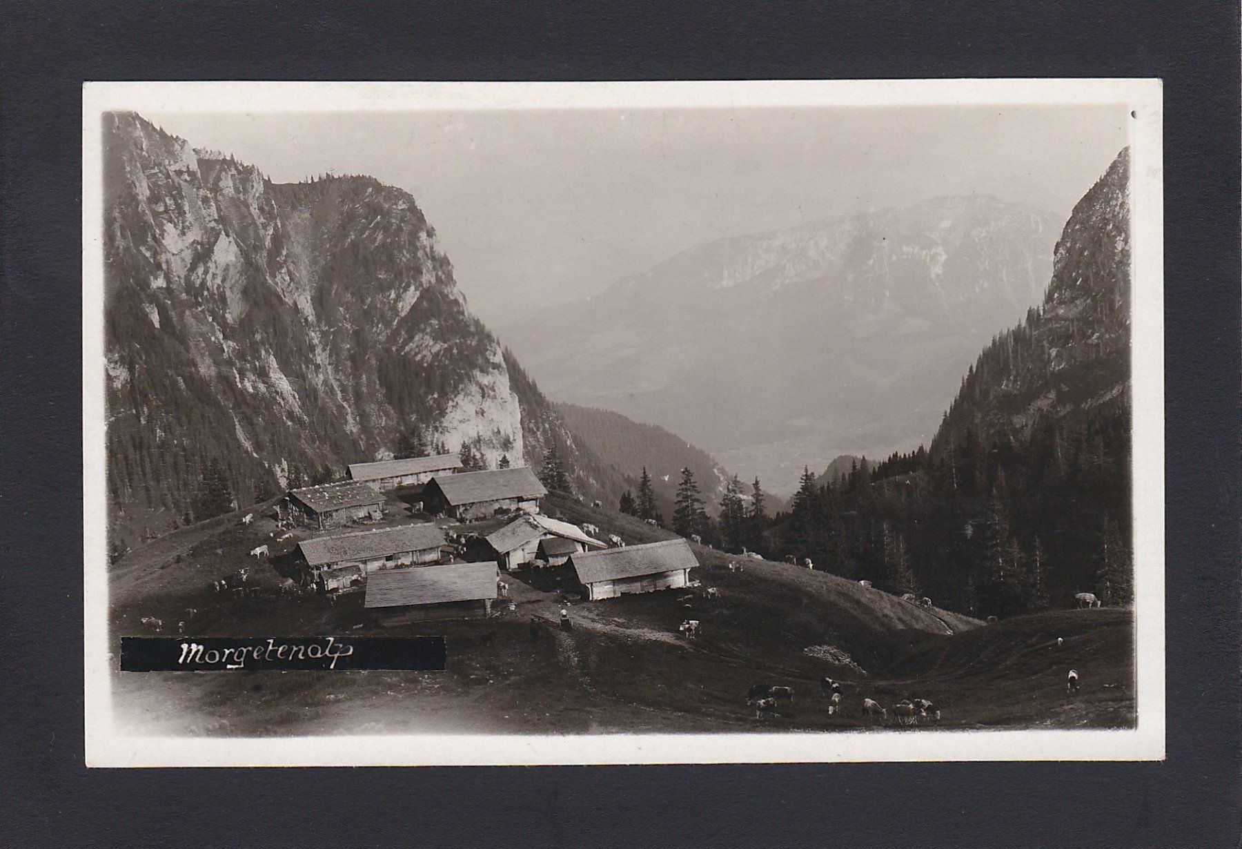 Cartoline postali: ALP MORGETEN Oberwil / Simmenthal – Usato da Reiden venduto da cinfis