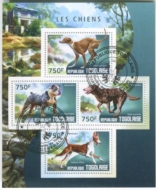 Tous les timbres: Block "Hunde". Togo – Neuf avec emballage d'origine à Basel par Butsch5