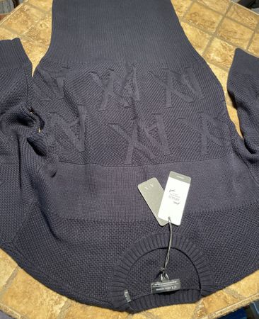 Armani abito con logo-organic cotone-M/L-nuovo