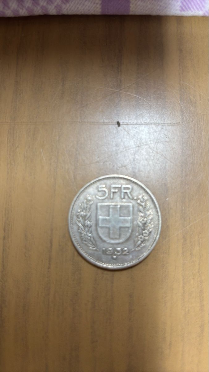 Tutti le monete: Pièce de 5 CHF Suisse de 1932 - – Usato da Pully venduto da Kalissa