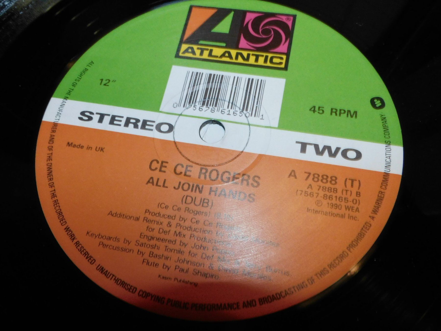 Schallplatten: LP CE CE Rogers All Join Hands Ectended Mix - - Mix Remixed – Gebraucht aus Sursee von 76 3