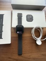 Apple Watch Ultra2 noir avec bracelet noir, excellent état