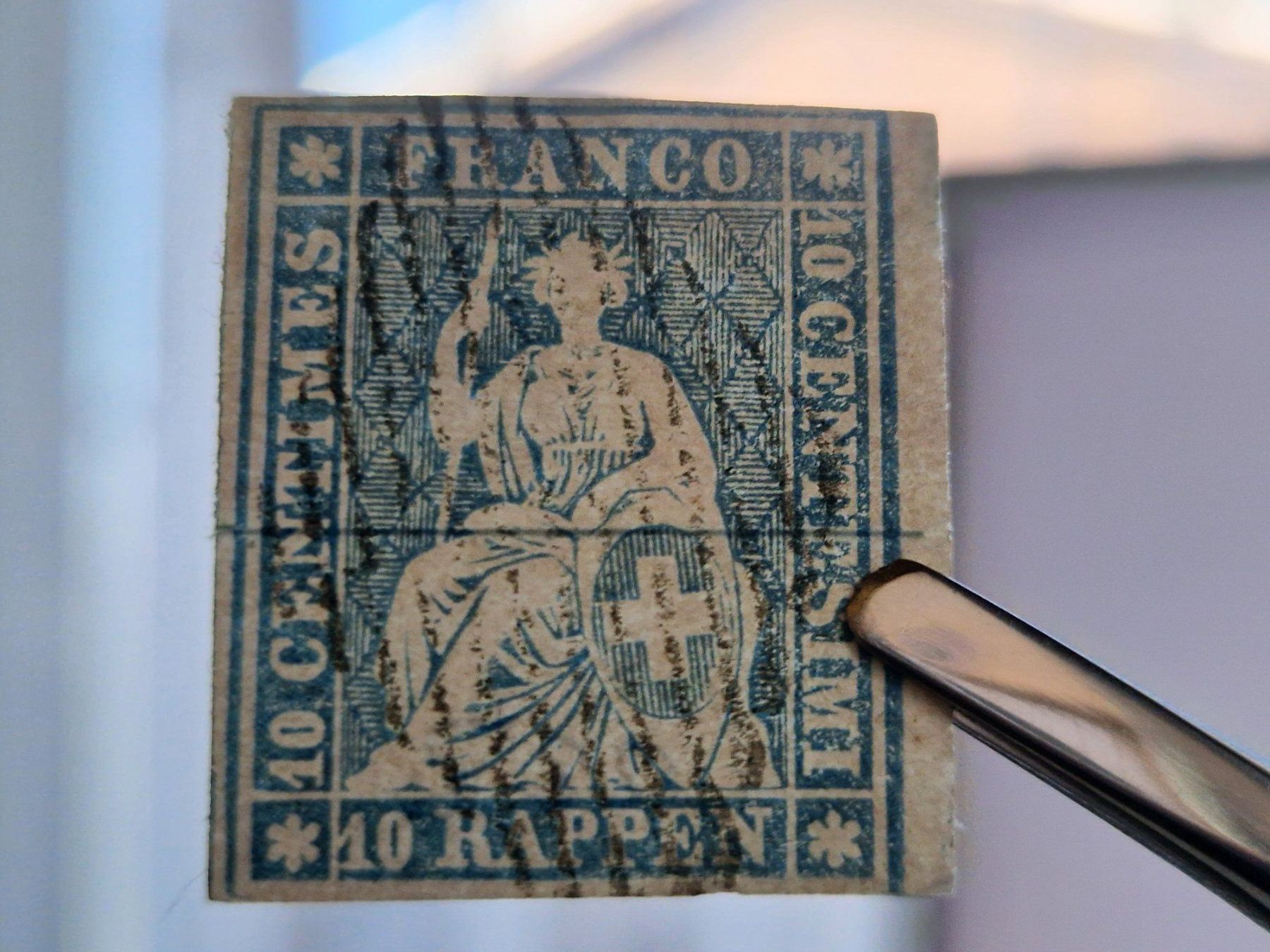 Alle Briefmarken: Strubel 23B, Bogenrand, ab 1.- – Gebraucht aus Burgdorf von Glossy01 4