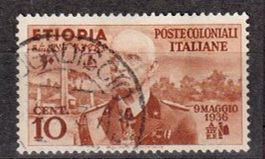 Italien, Äthiopien, Mi 1 ⊙, KW € 11.00