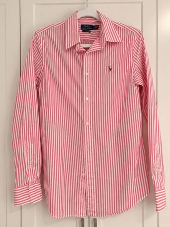 Hemd Polo Ralph Lauren gestreift rosa - sehr gut