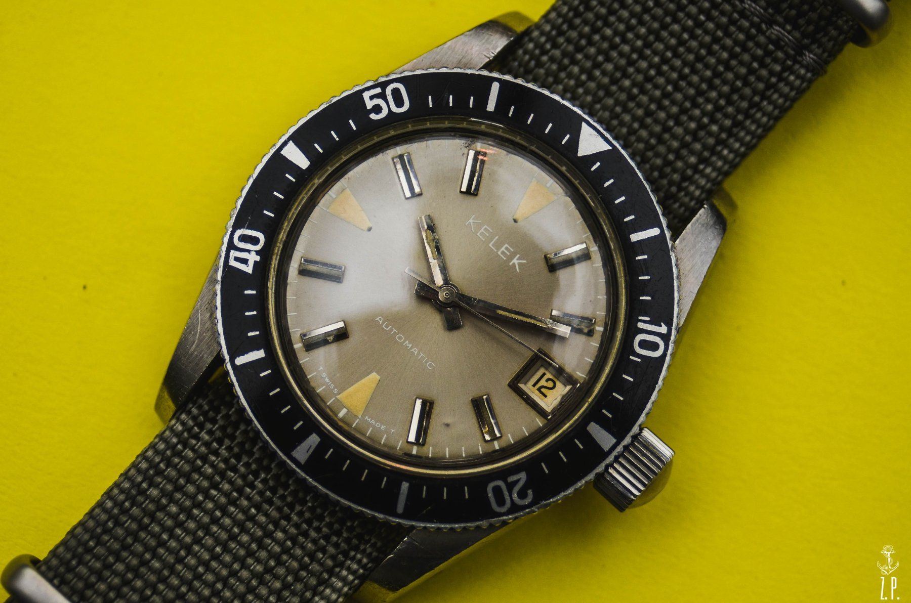 Uhren: Kelek Vintage Diver 1960's Ghost Dial Automatic Swiss Made – Gebraucht aus Boswil von ZPwatches
