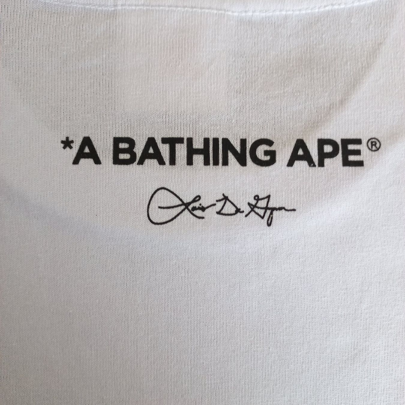 Bape T-shirt: BAPE Shooting Star Tee 'White' (L) – Nuovo e nell'imballaggio originale da Chamoson venduto da Sapoloshop 2