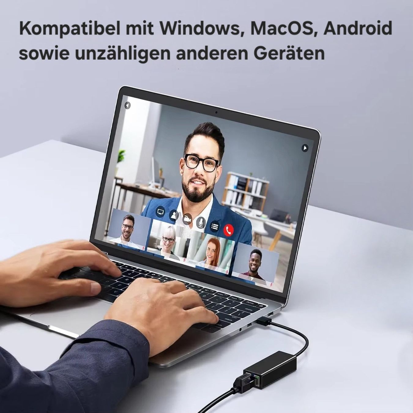 Cavi: USB -> LAN / Ethernet Adapter für Windows, MacOS, Android – Nuovo e nell'imballaggio originale da Uster venduto da -FPS- 2
