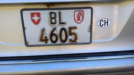 Kontrollschild BL 4605