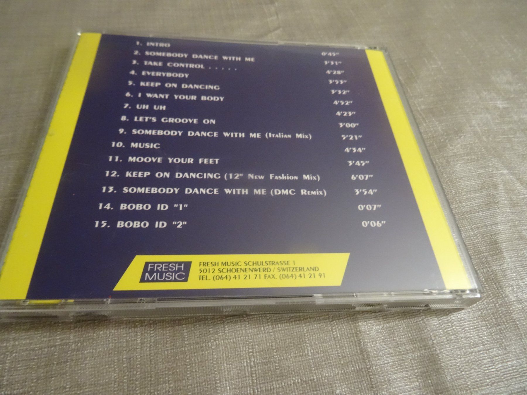 CD: DJ BoBo - Dance With Me - CD – Usato da Olten venduto da Disc-Ausverkauf 2