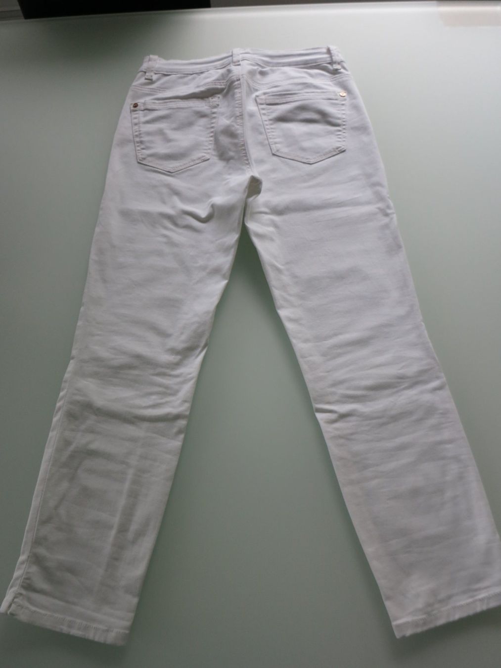 Tom Tailor Pantaloni: Tom Tailor 7/8 Sommerhose Alexa weiss – Usato da Wisen SO venduto da Ihunter 2
