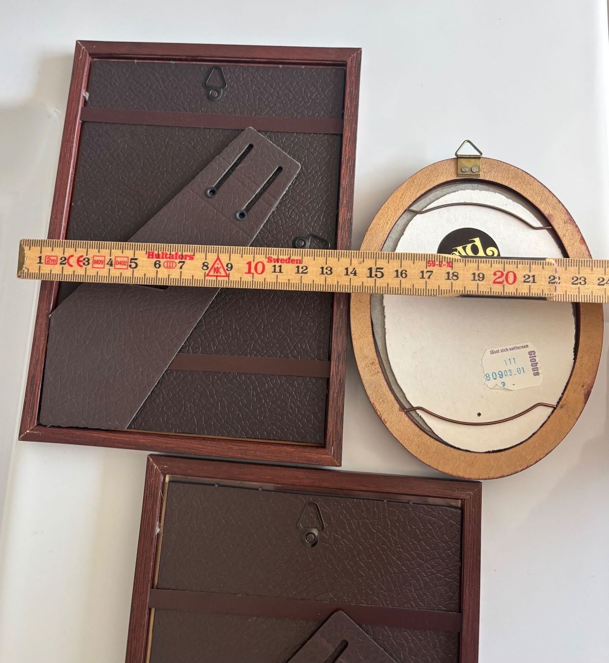 Cadres de tableaux: Vintage Bilderrahmen Holz dunkel Set 3 Stk. – D'occasion à Horgen par uge_pd5p 3