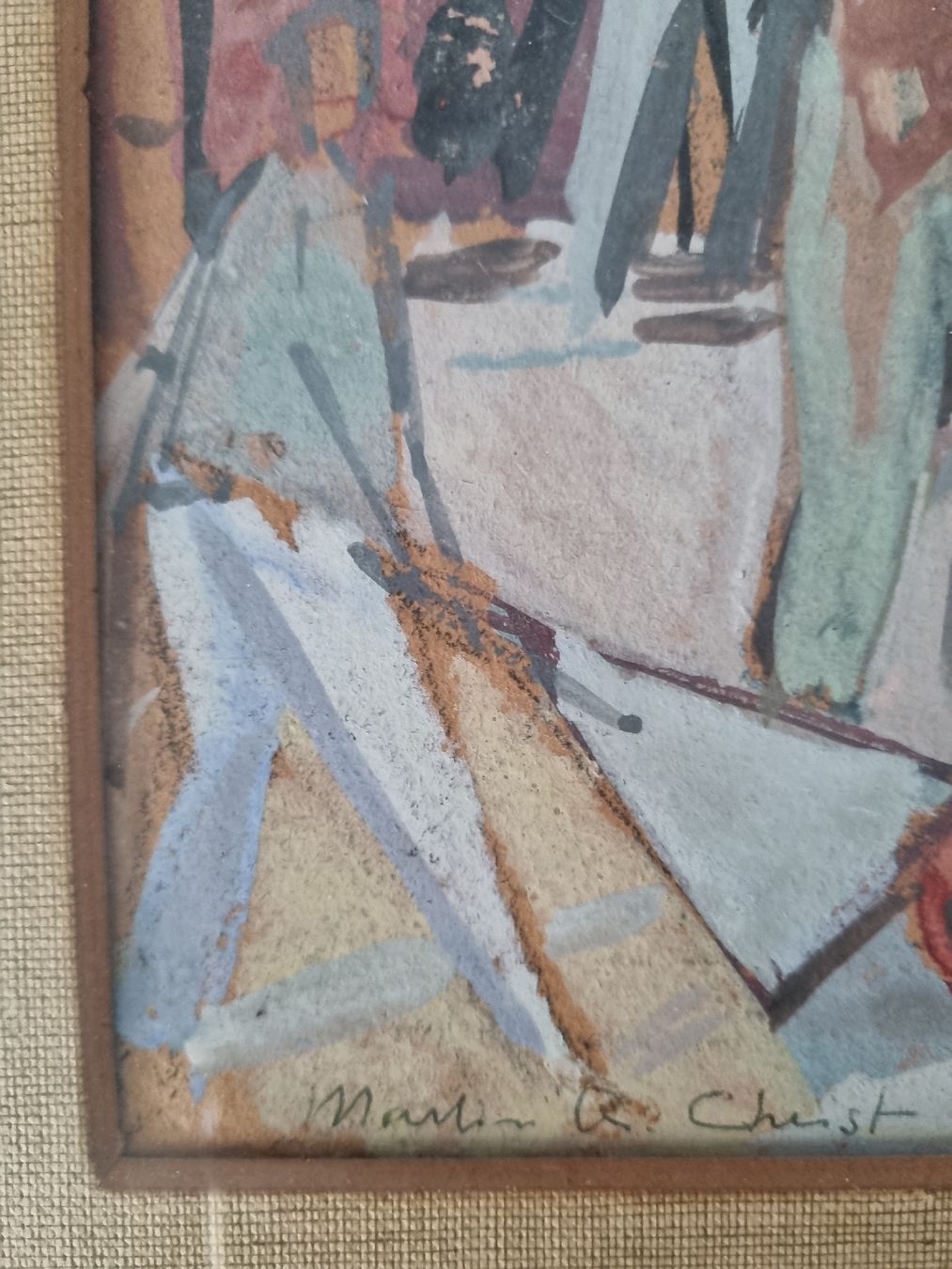 Gemälde: Aquarell von Martin A. Christ – Gebraucht aus Zürich von Emmaforte 8