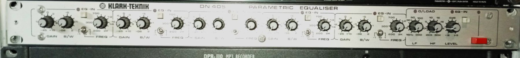Equalizer: KLARK-TEKNIK DN 405 PARANETRIC EQUALISER – Gebraucht aus Zénauva von Alois6