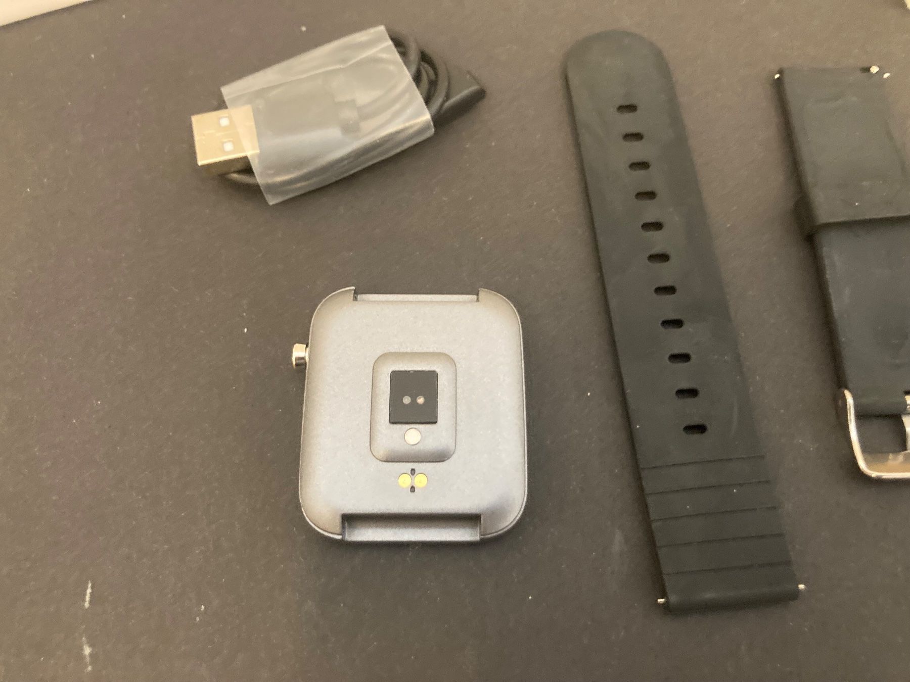 Smartwatch: Smartwatch schwarz mit Silikon-Armand – Nuovo e nell'imballaggio originale da Neuenhof venduto da jorogo 4