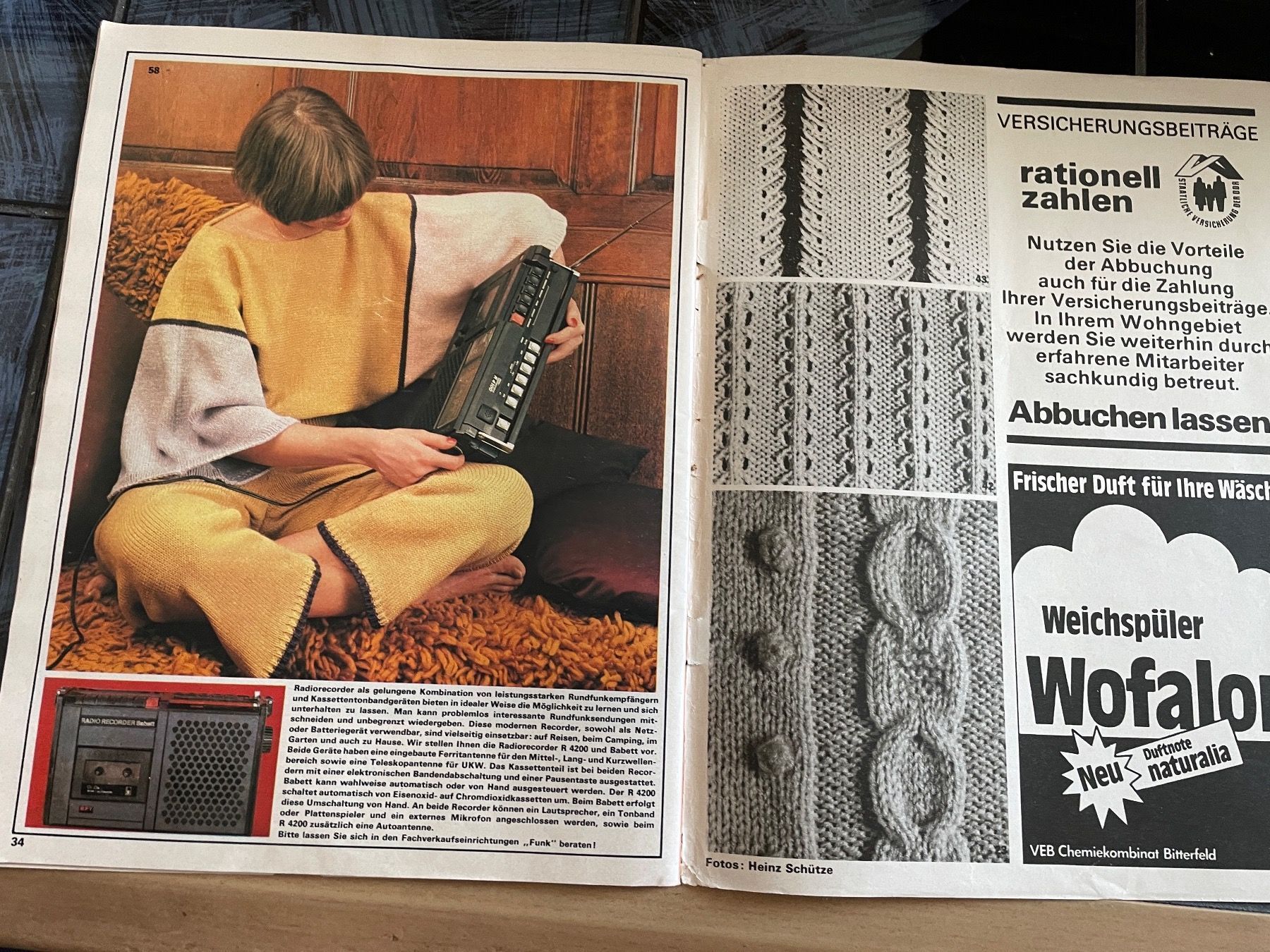 Zeitschriften & Magazine: Modische Maschen 1982 mit Schnittmuster Anleitungen – Gebraucht aus Buchs SG von Billikatze5 2