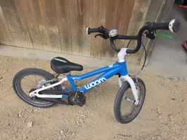 Woom 2 Kinderfahrat in Blau
