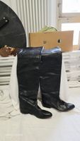Buffalo Lederstiefel Gr. 40 Schwarz – Made in Italy – Echtle
