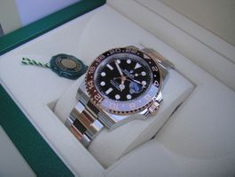 Rolex / GMT Master II / Rootbeer / Fabrikneu + Kaufbeleg
