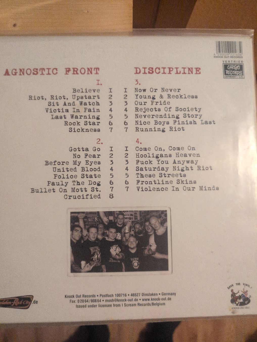 Dischi in vinile: Acnostic Front / DISCIPLINE doppel LP – Usato da Wynau venduto da rem_5tpw 1