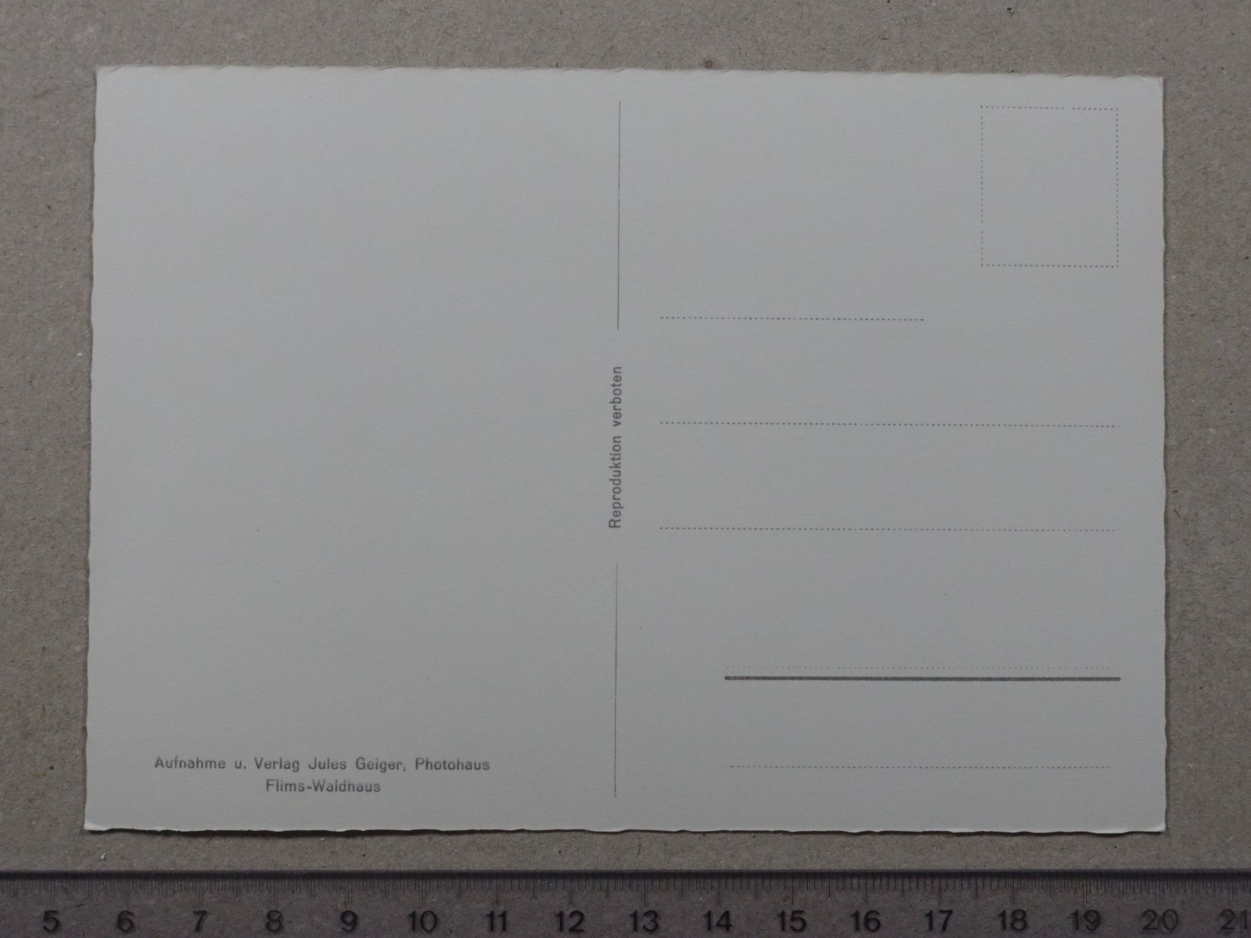 Cartoline postali: Flims Waldhaus, Piz Riein – Usato da Lenzburg venduto da fh1 1