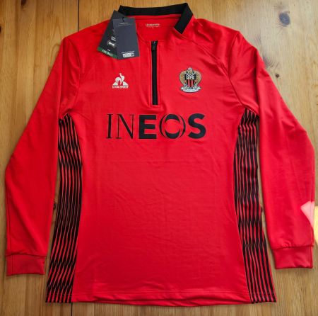 OGC Nizza Trainingsoberteil NEU Gr. L Le Coq Sportif Nice