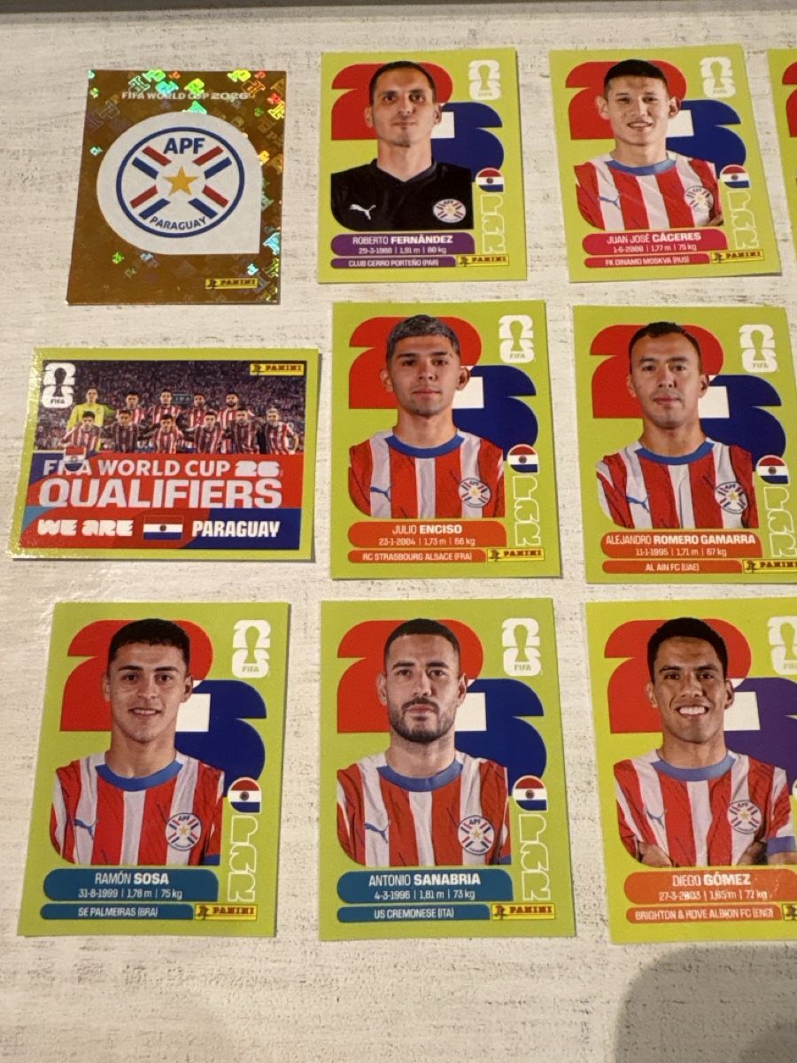 Panini Cartes à collectionner: Panini foot 2026 Équipe PAR – Neuf (Voir description) à Ste-Croix par choupy60 1