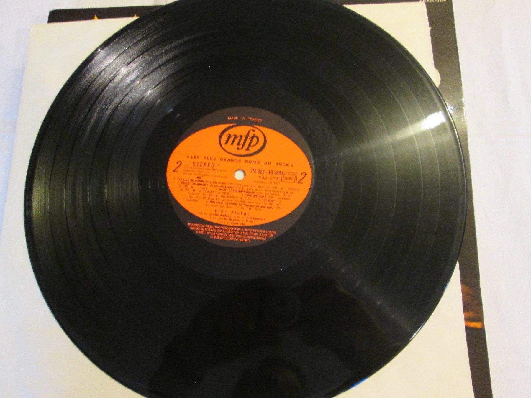 Dischi in vinile: Dick Rivers - LP Vinyle - Les Plus Grands Noms Du Rock – Usato da la Chaux-de-Fonds venduto da Lampe 3