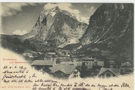 Grindelwald und Wetterhorn 04.08.1902