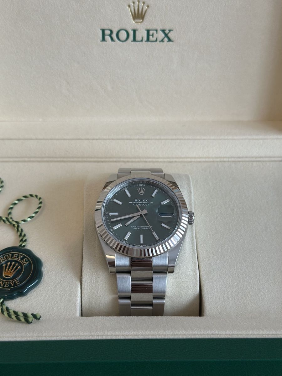 Rolex Montres: Rolex DateJust 41 mm vert menthe – D'occasion à Sion par edi_2bjg 1