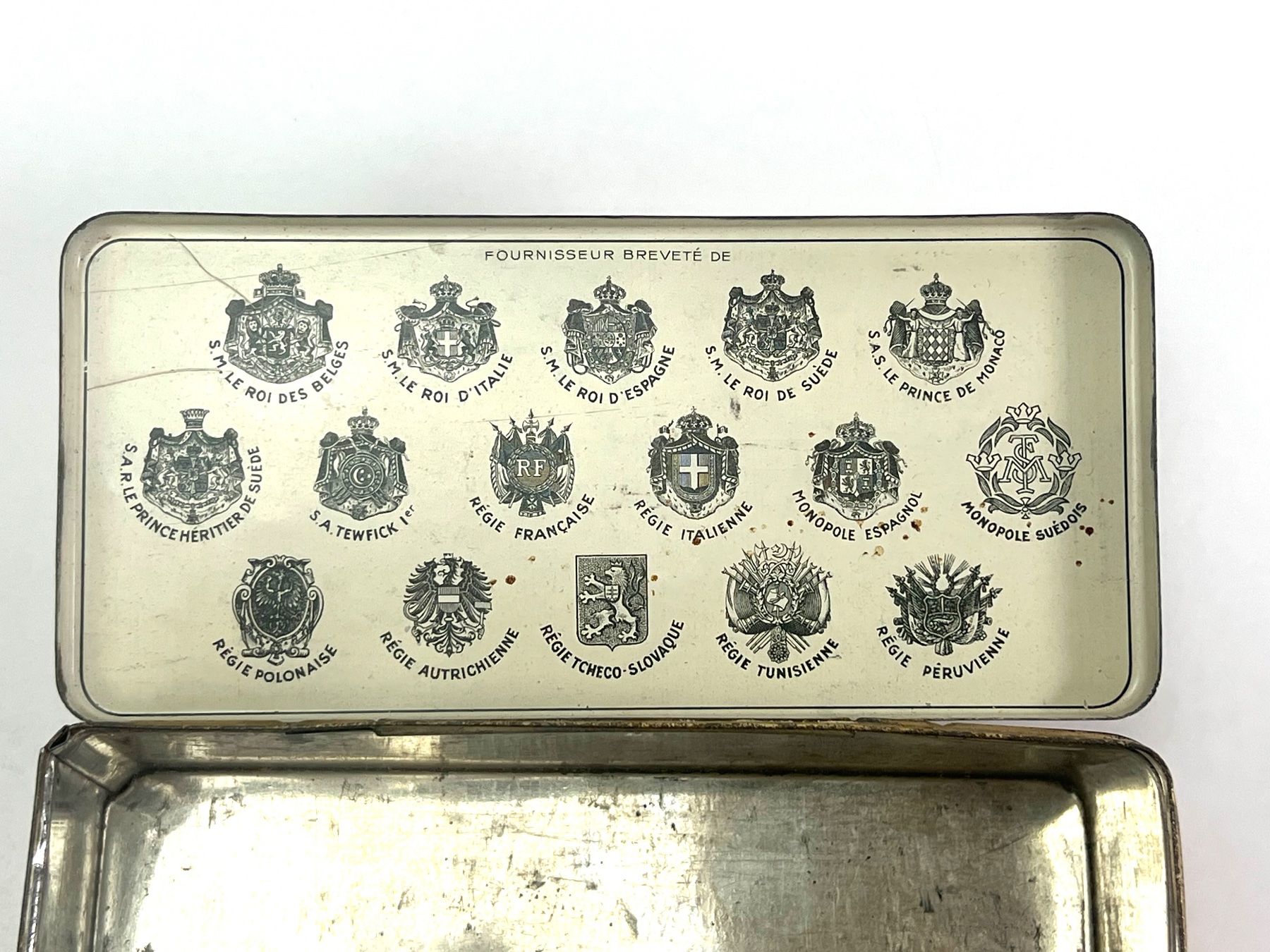 Dosen: Blechdose ED LAURENS PRINCE DE MONACO 1920er – Gebraucht aus Zürich von Arche_Brockenhaus 8