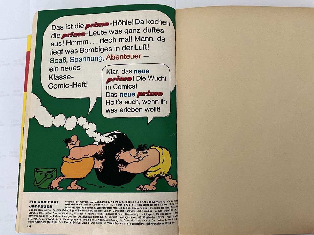 Fumetti: Fix und Foxi Jahrbuch 1973 – Usato da Agriswil venduto da Ueli03 6