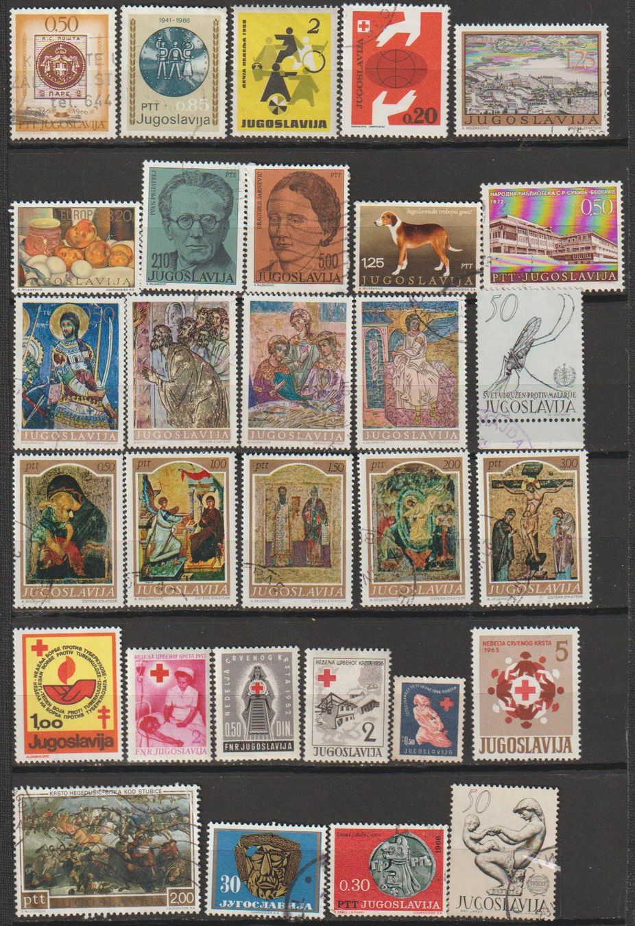 Alle Briefmarken: Yougoslavie – Gebraucht aus Crans-Montana von kira56 1