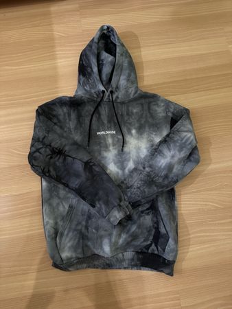 Schöner Black Squad Hoodie, Graffitti Style, Grösse S