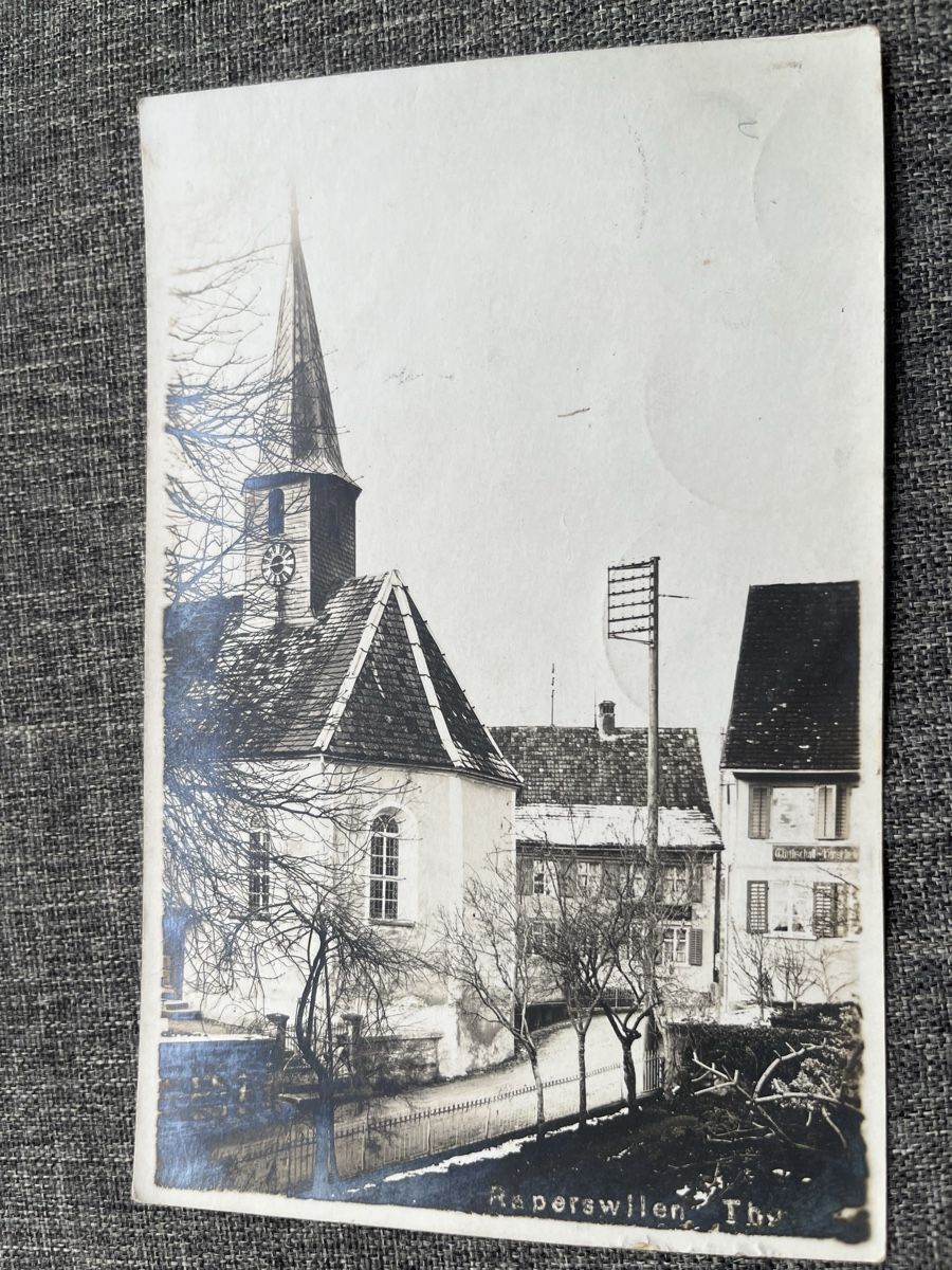 Cartoline postali: AK Raperswilen TG – Usato da Romanshorn venduto da Apfelschuss